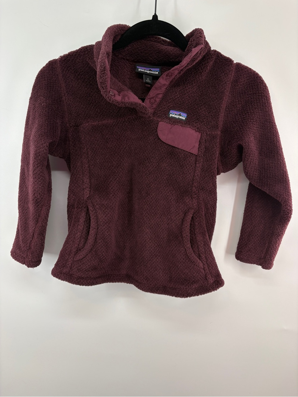 Patagonia Re-Tool Snap-T Girl’s Fleece Quarter Snap Lightweight Pullover Jacket